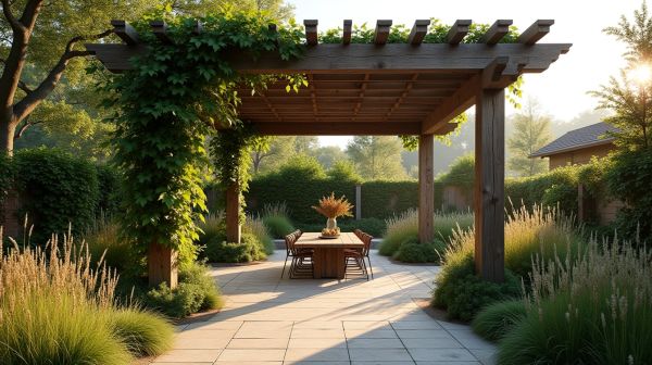 Une pergola bioclimatique pour un confort extérieur optimal